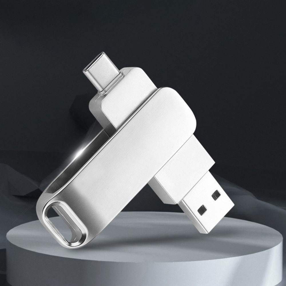 Type-C/USB3.1 Swivel USB Flash Drive