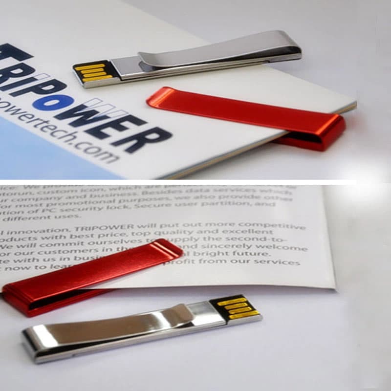 Clips metal pendrive