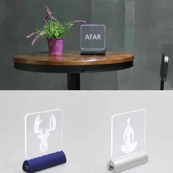 a menu power bank
