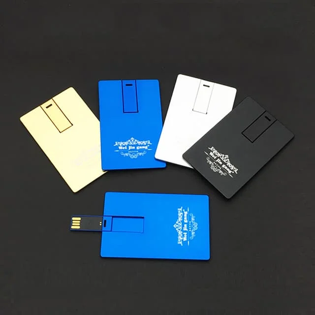 custom oem metal card usb flash drive