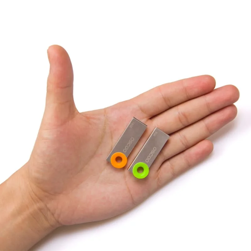 Metal Key colorful round hole  USB Flash Drive, customize wholesale print logo u disk