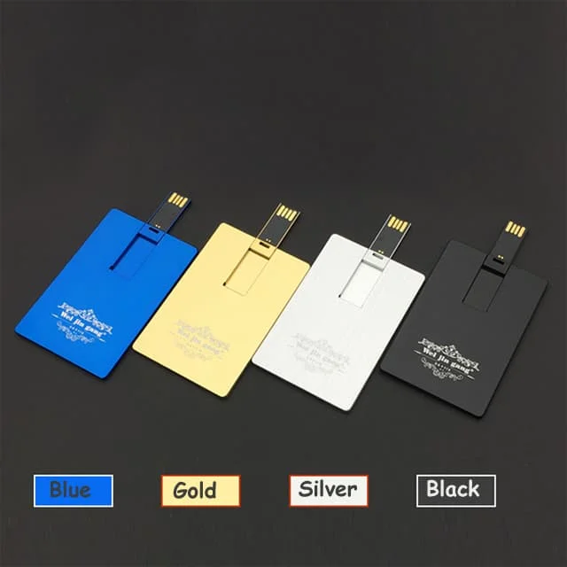 custom oem metal card usb flash drive